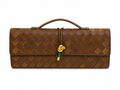 Bottega Natural Dəri və Nabuk Clutch