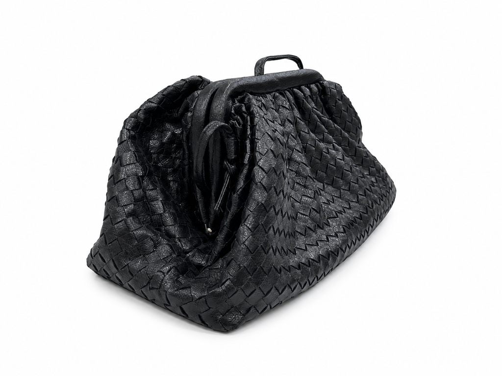 Toxuma Dəri Clutch Çanta
