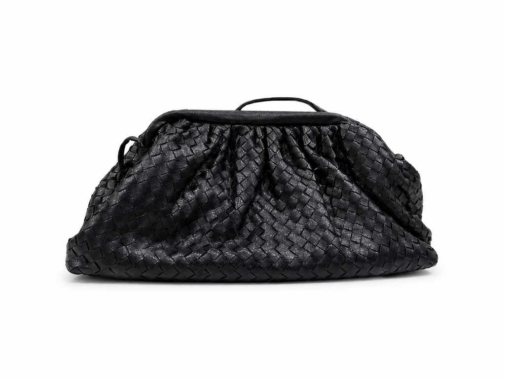 Toxuma Dəri Clutch Çanta